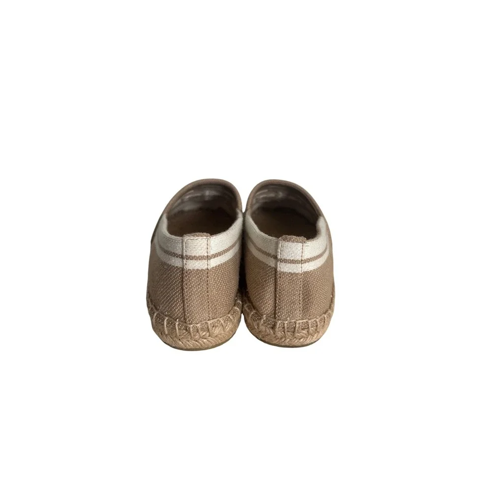 Tory Burch Espadrilles‎ Logo Canvas Slip On Loafers Casual Shoes